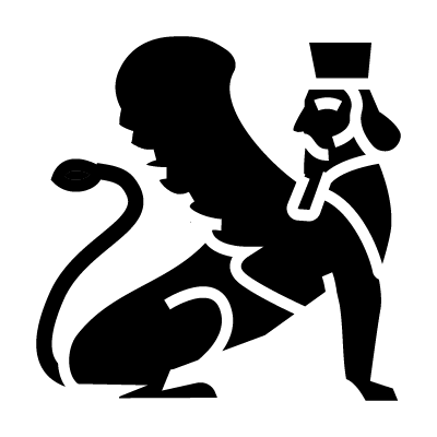 Winged Sphinx Persian Glyph